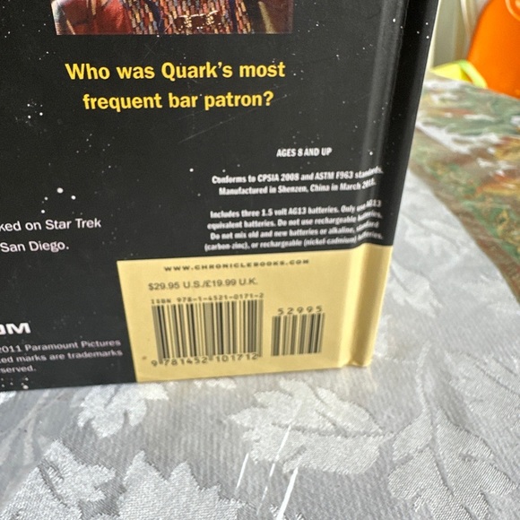 Star Trek trivia book electronic game in excellent condition - Picture 10 of 10